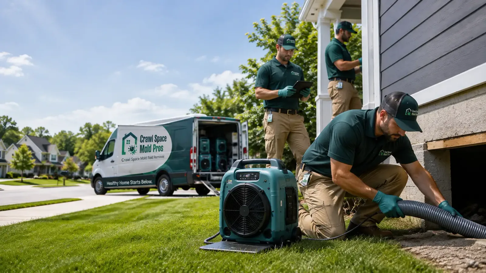 Crawl Space Mold Removal in Sussex, VA